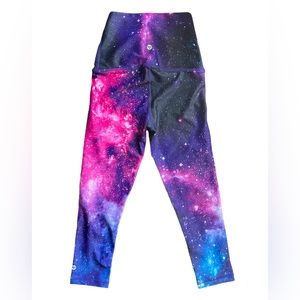 Galaxy Print Silver Icing Leggings